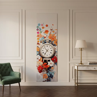 Système d'autocollants muraux magnétiques amovibles en feutre UCI Art Deco Uni avec tableau noir personnalisable pour la décoration de la chambre d'enfant et de la salle de classe