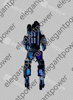 Le robot énorme de marcheur d'échasses a mené le costume avec la batterie rechargeable lumineuse