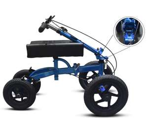 ट्रेंडिंग उत्पाद 2024 नया नी स्कूटर ऑल टेरेन व्हील्स एडजस्टेबल हैंडल हाइट फोल्डिंग नी वॉकर बैसाखी वैकल्पिक - Product Image 4