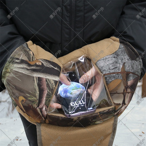 Outdoor Camouflage <b>Neck</b> <b>Warmer</b> Gloves With Screen Thickened Fleece Fishing Camping Warm Gloves Unisex - Product Image 4