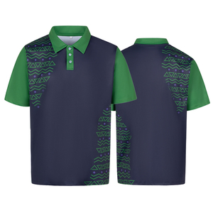 Custom Logo Mens Polyester Sportswear Company Uniform Embroidery Golf Polo Shirt All Over Printing Sublimation Polo t Shirt