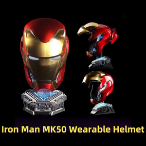 Oferta Especial Nuevo <span class=keywords><strong>Casco</strong></span> Completo Usable <span class=keywords><strong>de</strong></span> ABS Moderno <span class=keywords><strong>Iron</strong></span> <span class=keywords><strong>Man</strong></span> MK50 para Halloween - Product Image 3