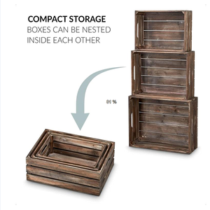 Tính năng độc đáo nhanh chóng vận chuyển 3-mảnh trang trại lưu trữ bằng gỗ <span class=keywords><strong>Box</strong></span> Set - Product Image 3
