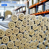 Isolation de tuyaux en laine de roche en gros 80kg/m³ – Section de tuyau en laine minérale préformée avec feuille isolante – Fabricant chinois