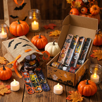 Ornement de citrouille d'Halloween de luxe en polyfoam, imprimé offset 95%, rayures orange chaudes, thème rustique effrayant de la récolte, décoration de porche
