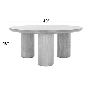 Tavolino da Caffè <span class=keywords><strong>in</strong></span> Legno Moderno Vintage Stile Wabi Sabi per Casa, Ristorante, Hotel, Soggiorno, Scuola con Gambe a Pilastro, Design Innovativo - Product Image 5