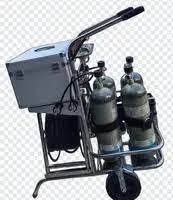 वायु श्वसन तंत्र कार्ट एसबीए आपातकालीन बचाव उपकरण के लिए लंबी ट्यूब ट्रॉली - Product Image 2