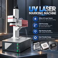 Mesin Penanda Laser UV 3W 5W Tipe Desktop Presisi Tinggi untuk Plastik Kaca Non-logam