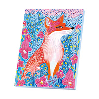 Kit de Peinture Diamant 5D Écologique pour Enfants, Motif Renard, avec Diamants Ronds et Cadre Photo Rectangulaire Imprimé