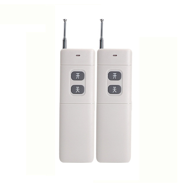 Long Range 3000m Wireless RF Remote Control Learning Code Easy-to-Replace Battery 1/2/4/6/8 Button 433 MHz for Home