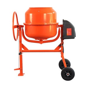 Mesin Pengaduk Beton Portabel 140L Pengaduk Semen Vertikal Kecil - Product Image 4