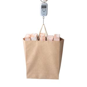Bolsas de Regalo de Papel Kraft Reciclado de Colores con Base Cuadrada, Estilo Clásico, Impresión Personalizable para Pasteles, Manualidades y Repostería - Product Image 2