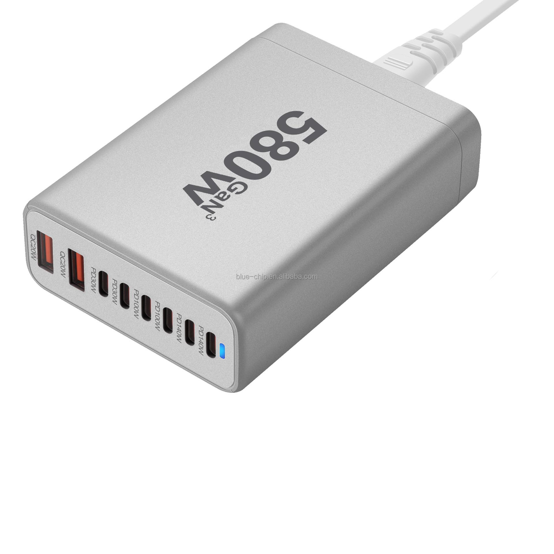 Silver -- 580W Plug