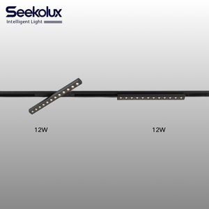 आधुनिक अल्ट्रा-पतली 11 मिमी की अगुवाई वाली कोब चिप ने चुंबकीय ट्रैक लाइट एल्यूमीनियम रैखिक रेल ग्रिल को चुंबकीय ट्रैक किया - Product Image 1