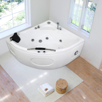 Baignoire en résine tourbillon pour massage, 2 pièces, film sexy pour la tv et le chaud