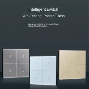 Interruptor Táctil Inalámbrico Inteligente para Control de Luces del Hogar, Encendido/Apagado, 1/2/3/4 Canales, Voltaje Máximo 240V, Corriente Máxima 10A, IP27, Fabricado en PC - Product Image 3