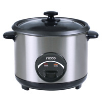 Appareil de Cuisine CE 220-240V, Cuiseur à Riz Cylindrique en Acier Inoxydable à Cuisson Rapide 400W