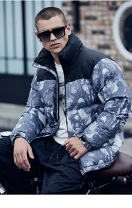 Piumino invernale personalizzato Unisex giacca imbottita in cotone spesso con cappuccio stampato giacca a sbuffo per uomo e <span class=keywords><strong>donna</strong></span> all'ingrosso - Product Image 6