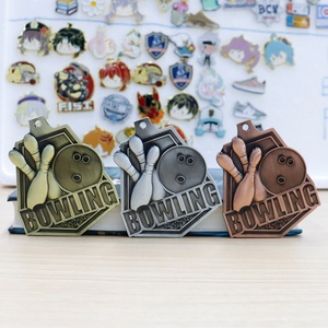 Medallas de Taekwondo al por mayor, Placa de diamante para premios, Medalla de la Liga de Campeones de 40mm, con cinta roja, blanca y azul para medallas - Product Image 1