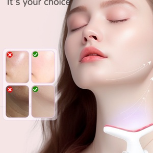 Masseur facial multifonctionnel 7 couleurs en ABS pour le soin de la peau, élimination des rides du visage et du cou, raffermissement de la peau - Product Image 2