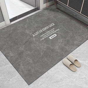Tapis de porte à motif abstrait, rectangulaire, en PVC, lavable en machine, pour entrée intérieure, usage domestique - Product Image 4
