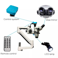 Microscope opératoire dentaire professionnel FOREVERMED avec caméra 4K, grossissement 5 étapes, éclairage LED pour endodontie et chirurgie