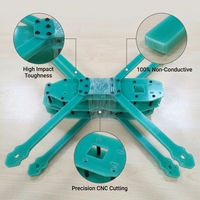 Châssis de drone en fibre de verre G10 FR4 découpé sur mesure par CNC, haute résistance, non conducteur, pour quadricoptère FPV de course, pour kit de drone DIY