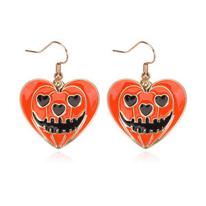Pendientes de Halloween, joyería redonda de metal duradera para fiestas, para adultos, uso en interiores - Product Image 5