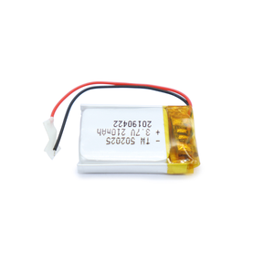 Certificates approved small size 502025 210mAh <span class=keywords><strong>3</strong></span>,7 V Li-ion polymer rechargeable LiPo battery pack - Product Image 5