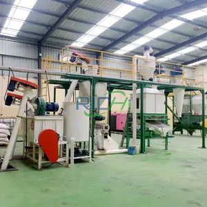 1 - 2 Ton per Hour Small Animal Cattle Poultry Chicken Feed Pellet Mill Processing Plant for Poultry Feeds