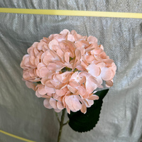Branche d'hortensia en latex de fleurs artificielles de haute qualité pour la décoration de mariage à la maison