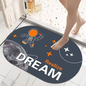 Nouvel ensemble de tapis de salle de bain Skymoving 2025 luxueux, antidérapant et absorbant pour sol et porte - Product Image 5