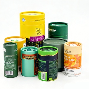 Envase de Tubo de Papel Ecológico de Grado Alimenticio para Polvo de Matcha de Alta Gama, Envase de Tubo Kraft, Lata de Papel para Té - Product Image 4