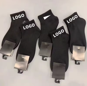 Chaussettes de compression de cyclisme extérieures hautement élastiques, séchage rapide, évacuation de la transpiration, logo de marque personnalisé, chaussettes athlétiques pour VTT et entraînement - Product Image 6