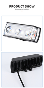 Yongyou Dreifach-Optik-Motorrad-Fahrlicht mit Gebogener Transparenter Abdeckung Zweifarbiges Licht für Dirt Bike und UTV Modifikation - Product Image 5