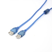 1,5 m 3m Transparent blau 3,3 Fuß 2 Meter USB 2.0 Verlängerung kabel auf Lager