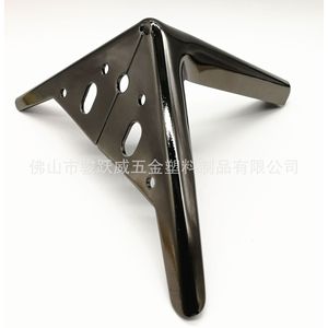 Pata de Mueble de Estilo Europeo de Tres Puntas, Metal Plateado en Color Gris Metálico, Soporte Resistente para Sofá, Gabinete, Mesa de Centro - Product Image 3