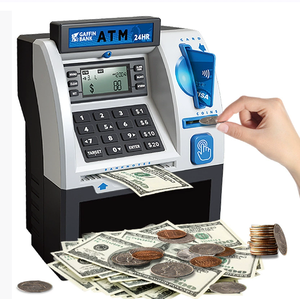 बच्चों के स्वचालित प्रेरण सिक्का रोलिंग-उच्च क्षमता वाले नकली इलेक्ट्रॉनिक फिंगरप्रिंट पासवर्ड बॉक्स वर्णगी बैंक - Product Image 4