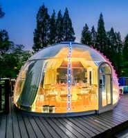Meilleur prix, maison à bulles gonflable moderne de luxe, matériau PVC/TPU pour les stations de glamping en plein air, hôtels, touristes
