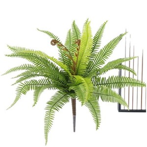 Plante artificielle de fougère Greenway 35 cm, bouquet en soie plastique, verdure artificielle pour décoration intérieure - Product Image 2