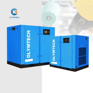 Olymtech 350hp 250Kw 8 thanh vít loại Máy nén khí công nghiệp cho sơn phun Mài phun cát