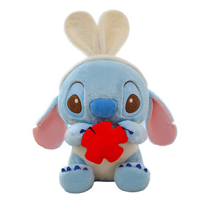 Peluche de Flor Súper Suave Cosido - Muñeco Grande de <span class=keywords><strong>Lilo</strong></span> & Stitch con Relleno de Algodón PP, Lindo Compañero para Abrazar y Almohada - Product Image 5