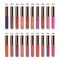 Gloss à lèvres personnalisé avec logo, vente en gros, marque privée, gloss à lèvres mat, rouge à lèvres liquide