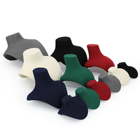 Wyp-ensemble de présentation de bijoux à hauteur réglable à la main, support de bijoux amovible, collier, buste, présentoir de bijoux