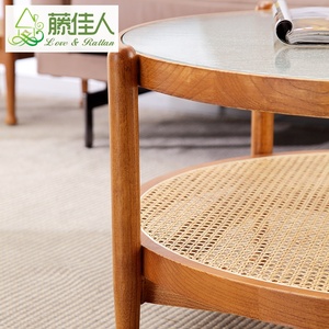 Hai Tầng Vòng mía mây giọng bảng cho phòng khách hoặc khách sạn đồ nội thất nhà Thanh lịch góc bên bảng - Product Image 5