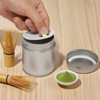 Boîtes en fer blanc rondes hermétiques de qualité alimentaire RTS 60*60/68/105mm, vides, 30g 40-50g, pour café, matcha en poudre, emballage alimentaire