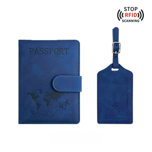 YOUSHENG GR030 <span class=keywords><strong>Étiquette</strong></span> de bagage en cuir PU durable avec logo personnalisé, anti-RFID, multifonction, <span class=keywords><strong>porte</strong></span>-passeport - Product Image 6