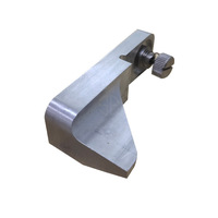 Ensemble de bloc de pression pour levier de serrage non standard en aluminium usiné CNC sur mesure avec vis de réglage moletée
