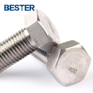 Tùy Chỉnh Độ Bền Kéo Cao Đồng Bằng Kết Thúc Monel <span class=keywords><strong>400</strong></span> K-500 M20 Monel <span class=keywords><strong>400</strong></span> UNS <span class=keywords><strong>N04400</strong></span> Hợp Kim Nặng Hex Đầu Bu Lông - Product Image 1