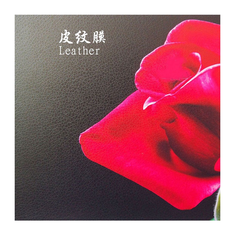 Hot Sale Self-Adhesive Glossy PVC Inkjet Media Water Resistant Leather Grain Cold Lamination Film for Transparent Protection